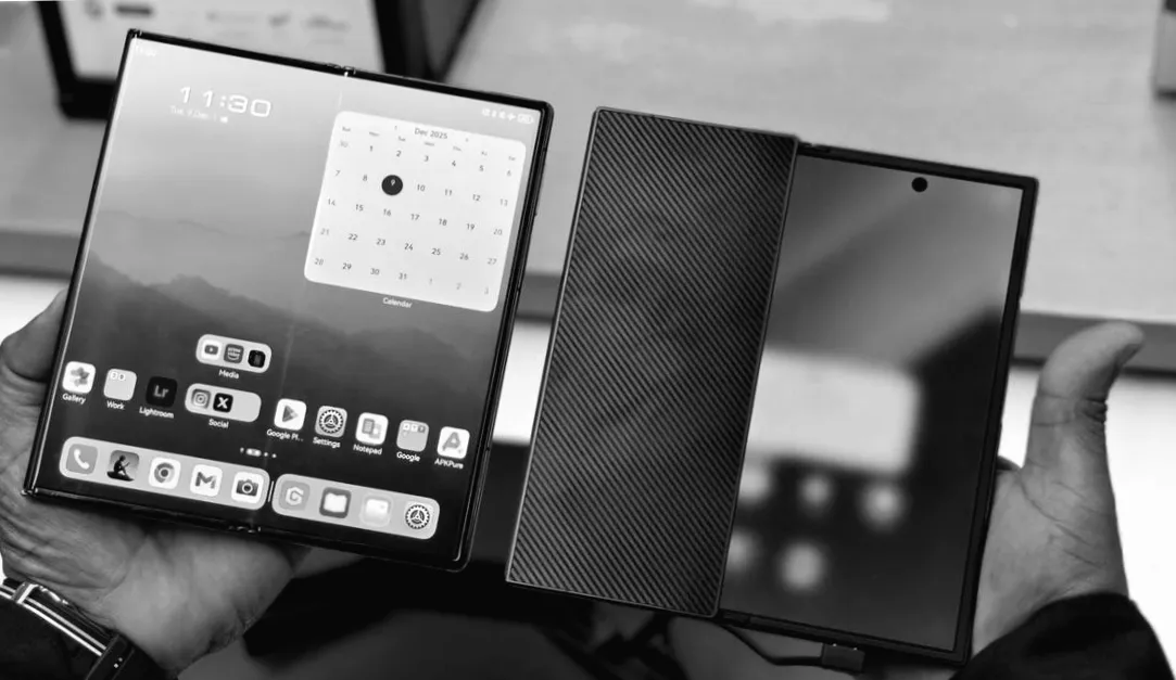 "Überraschung in Dubai: Das neue Galaxy Z TriFold beeindruckt mit seinem innovativen Design"