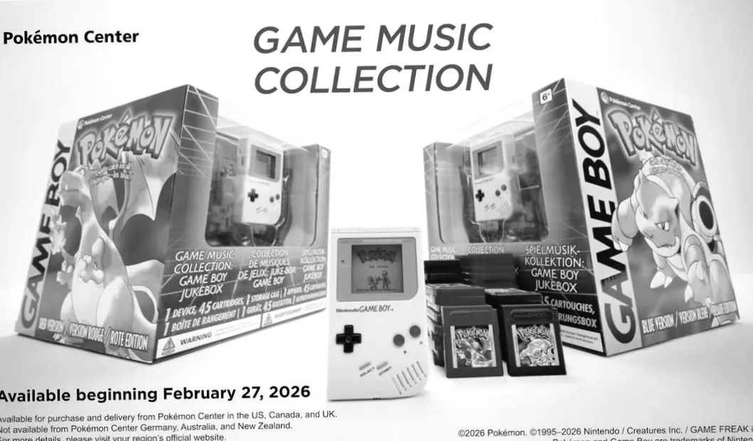 Ein neuer Mini Game Boy Sammlerartikel – nur Pokémon-Musik? Was für ein Köder!
