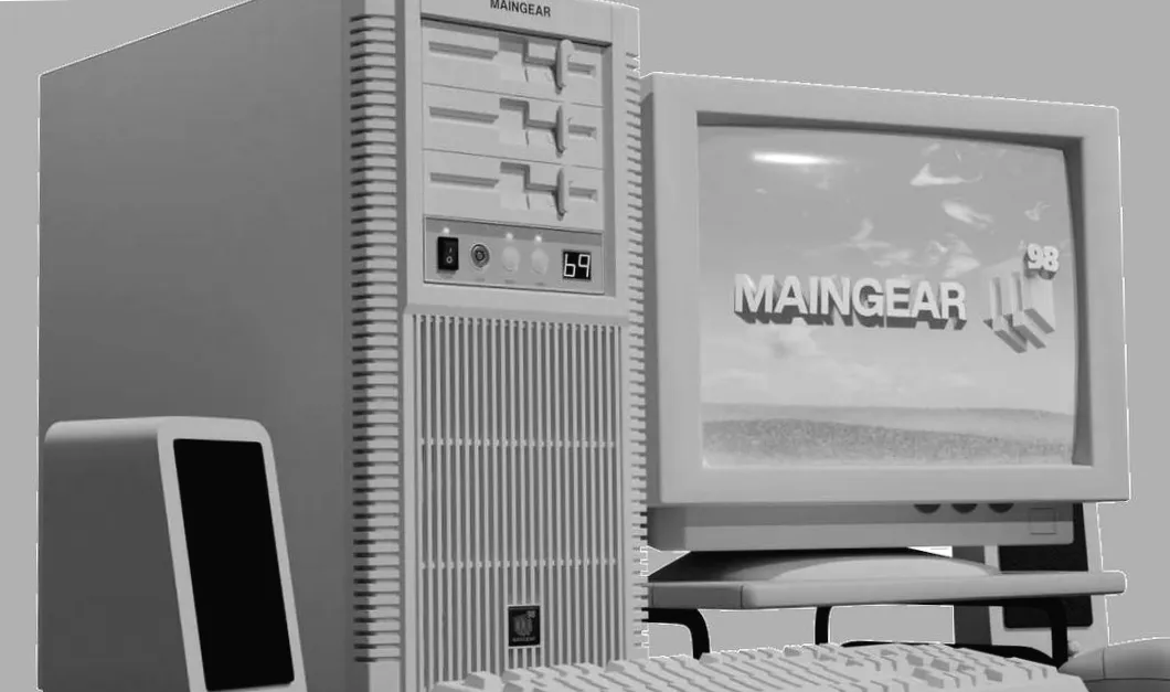 Maingear Retro98: Eine Zeitreise in die 1990er auf deinem Schreibtisch