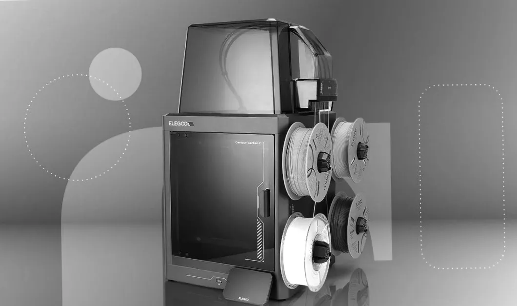 Elegoo präsentiert den ersten Centauri 3D-Drucker mit integriertem Farbsystem